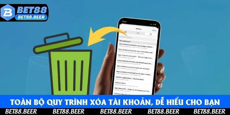 Toàn bộ quy trình xóa tài khoản, dễ hiểu cho người mới